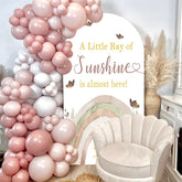 Lofaris Ray Of Sunshine Rainbow Baby Shower Arch Backdrop